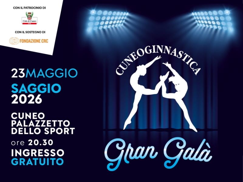 Gran Galà, Saggio 2026, 23 Maggio 20:30 palazzetto dello sport