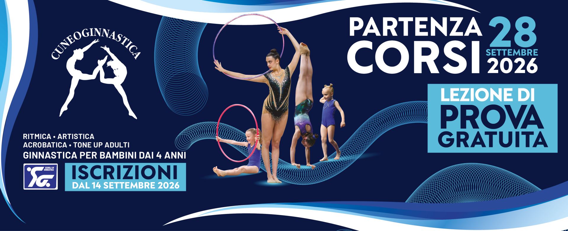 Corsi di ginnastica ritmica e artistica al via la nuova stagione