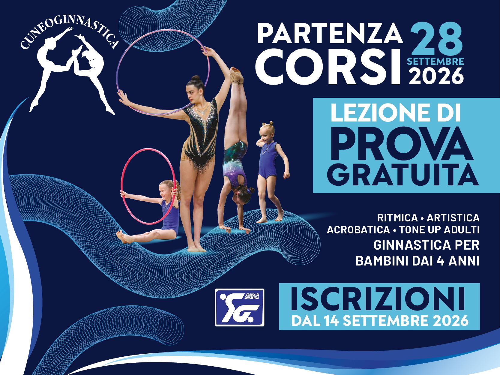 Corsi di ginnastica ritmica e artistica CuneoGinnastica