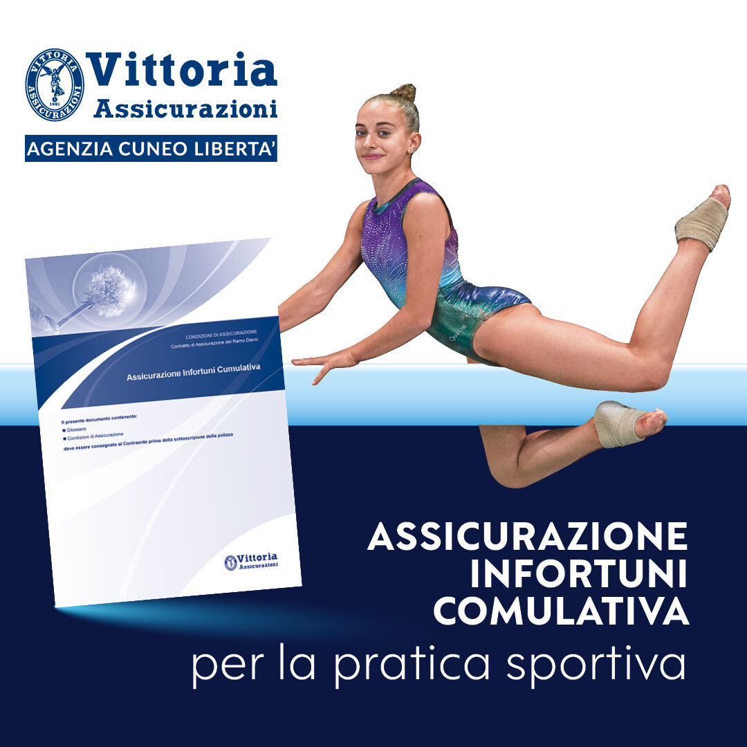 Cuneoginnastica | Scopri la polizza infortuni facoltativa in convenzione con Vittoria Assicurazioni