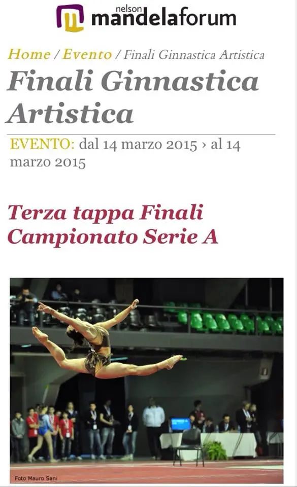 NEWS: Sul sito del Mandela Forum di Firenze, dove avremo la terza tappa di serie A c’è la foto del nostro capitano… GLORIA GIRAUDO!! - 117